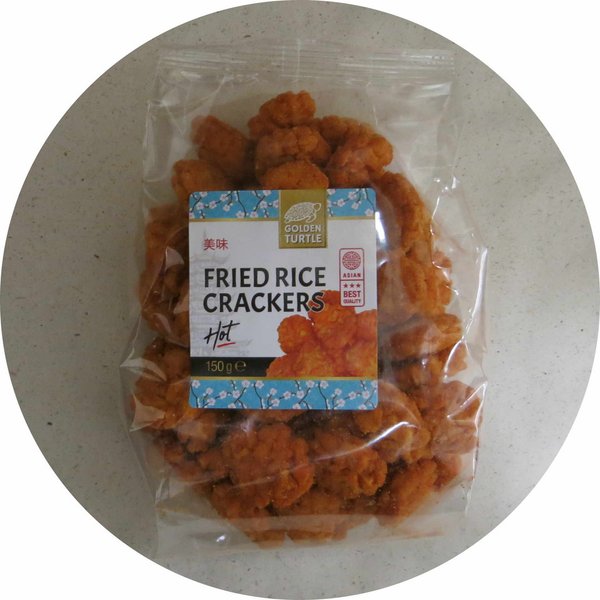 Golden Turtle Fried Rice Crackers hot 150g